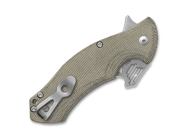 ZSEBKÉS MAGA ZÖLD MICARTA STONEWASH - BOKER