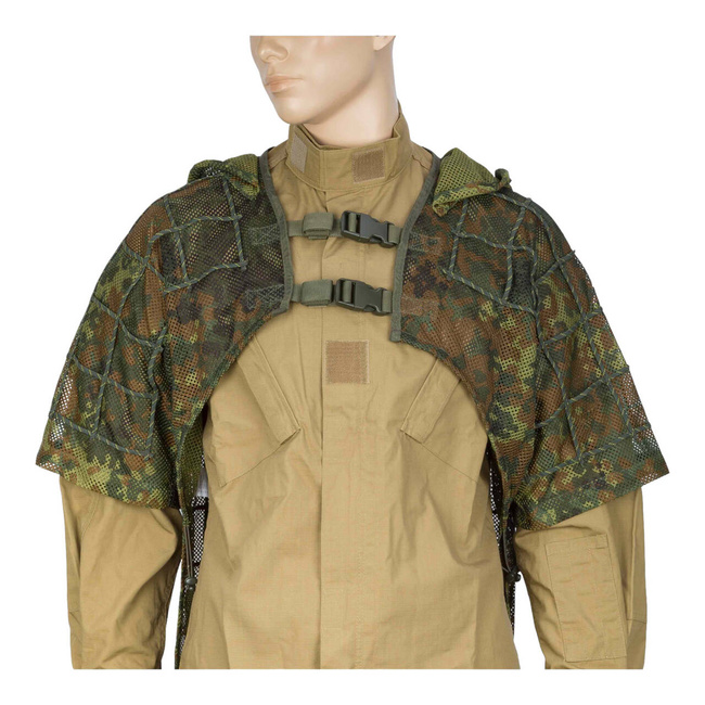 SNIPER S CAPE, FLECKTARN GHILLIE - MIL-TEC