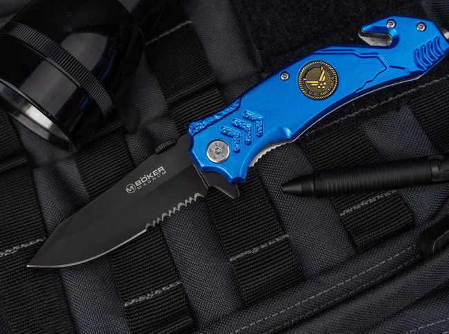 KNIFE WITH ASSISTED OPENER AIR FORCE RESCUE - MAGNUM BY BOKER