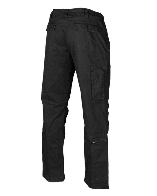 PILOT PANTS STRAIGHT CUT - COTTON - BLACK - MIL-TEC