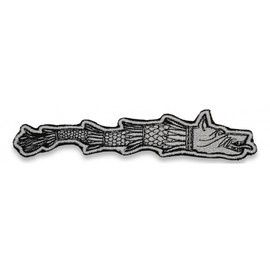 DACIC FARKAS EMBLÉM, TÉPŐZÁRAS ALKALMAZÁSSAL - 7.5x2 CM