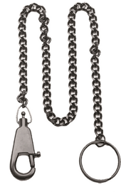 Black Knife Chain With Carabiner