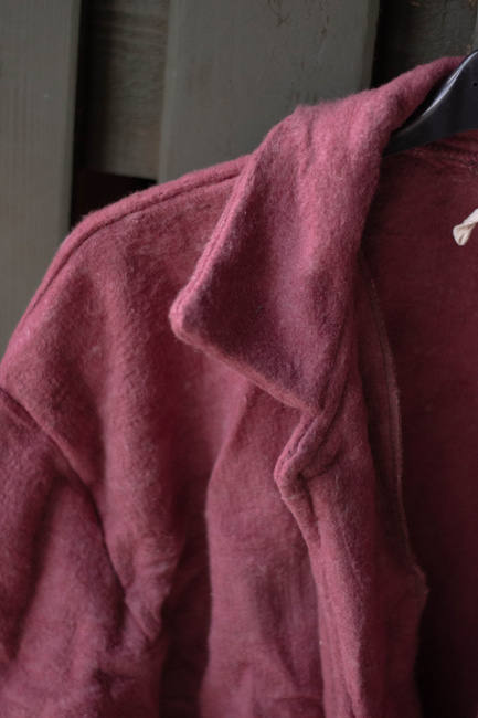 Traditional molton robe - Romanian surplus - Grena - Used