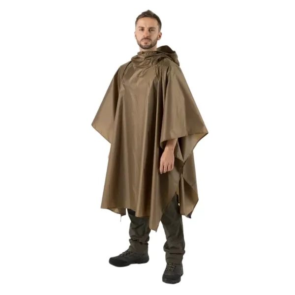 Lightweight Poncho - Earth Brown - Helikon-Tex