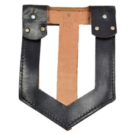 BŐR VÉDŐHUZAT ÖSSZECSUKHATÓ LAPÁTHOZ - KATONAI TÖBBLET KELETNÉMET HADSEREG NVA - FEKETE - HASZNÁLT