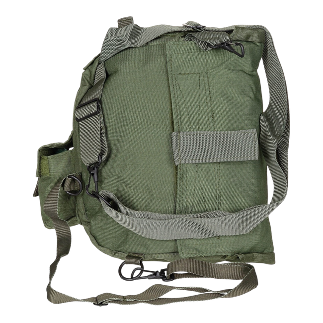 US face mask pocket, od green, like new 23 x 12 x 25 cm