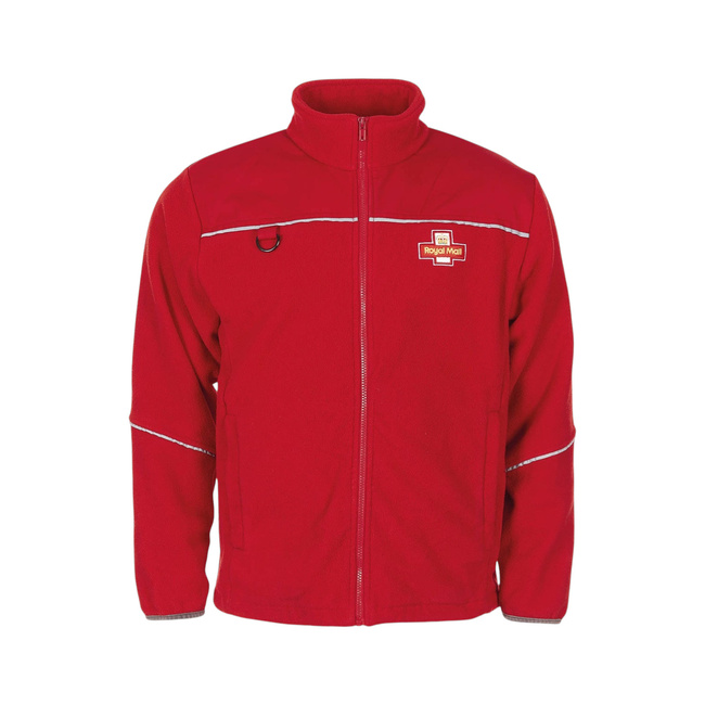 Royal Mail polárdzseki – brit hadsereg feleslege – piros - használt