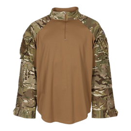 BRITISH COMBAT UNDERSHIRT - UBAC - MTP CAMO - MILITARY SURPLUS - USED