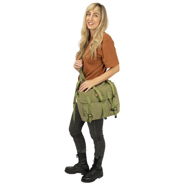 Romanian Military bread bag, post-WWII, Romanian Army Surplus, textile - Like new