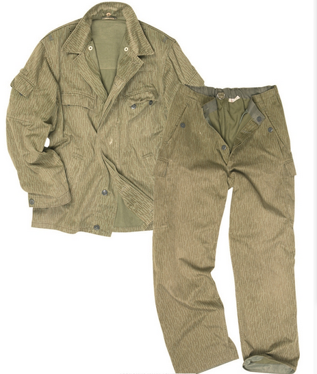 NYÁRI ÖLTÖNY "FDA" - KELETNÉMET HADSEREG - 2 DB - CAMO - KATONAI FELESLEG - HASZNÁLT