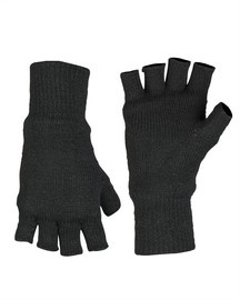FINGERLESS GLOVES - ACRYLIC THINSULATE - Mil-Tec - BLACK