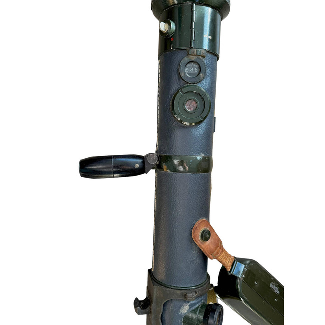 SZTEREOSZKÓPOS TÁVOLSÁGMÉRŐ FÉM SZÁLLÍTÓDOBOZZAL, MÉRŐRÚDDAL ÉS ÁLLVÁNNYAL-        - WWII - VALÓDI RÓMAI KATONAI FELESLEG - DECO/JÓ ÁLLAPOTBAN