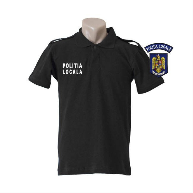 Polo T-Shirt,  Black