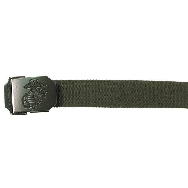 USMC Web Belt, 35 mm, OD green