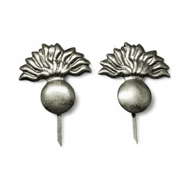 2 DB RANGJELZÉS , HIDEGHÁBORÚS - FELSŐBB GYALOGSÁGI TISZT R.S.R. - 1960 (VINTAGE) - KATONAI FELESLEG ROMÁN HADSEREG - EZÜST- JÓ ÁLLAPOTBAN