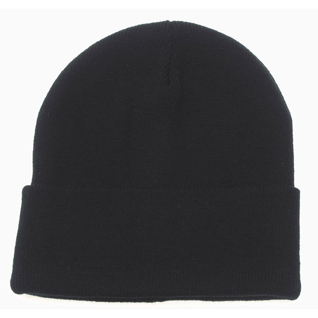 Watch Cap, Black, fine knitted