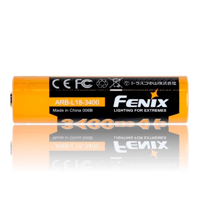 Fenix 18650 - 3400mAh - Rechargeable Battery - ARB-L 18-3400