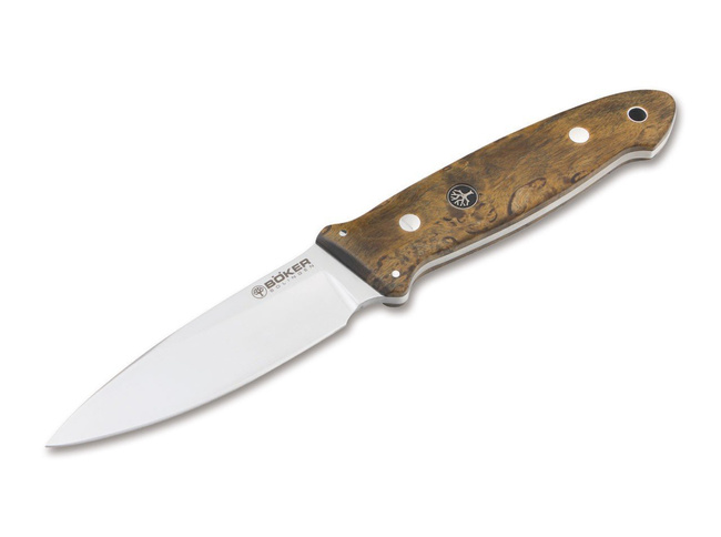CUB CURLY BIRCH BROWN POCKET KNIFE - BOKER