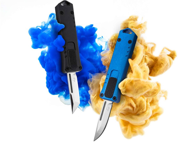 AUTOMATA KÉS MICRO USB OTF BLAU - BOKER PLUS