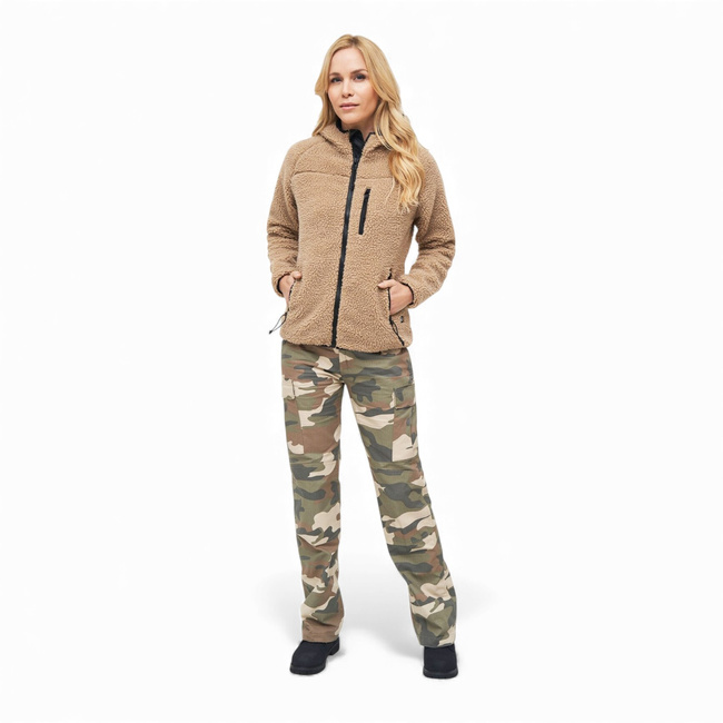 Női BDU nadrág - Ripstop - Light Woodland Camo - Brandit