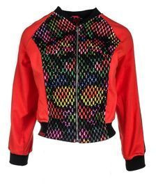 Melegítő Bomber OrangeFloral - Double Red