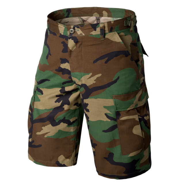 BDU SHORTS - POLYCOTTON RIPSTOP - Helikon-Tex - US WOODLAND