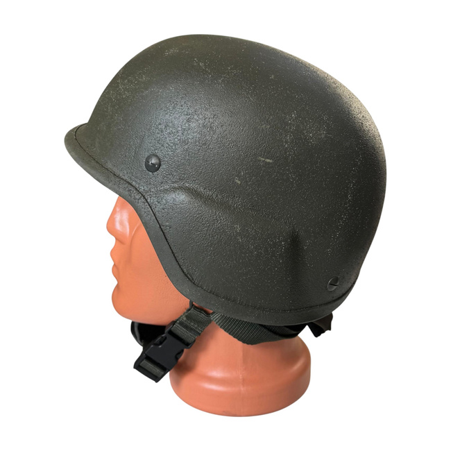 Ballistic Protection Helmet - Kevlar - Romanian Armed Forces Military Surplus - Olive Drab Green - Like New