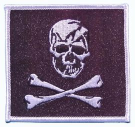 TAPASZ JOLLY ROGER 85 x 80 MM