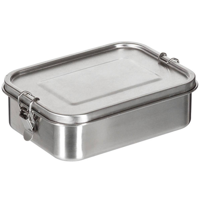 ROZSDAMENTES ACÉL ÉLELMISZERDOBOZ - PRÉMIUM - Fox Outdoor® - 19 x 14.5 x 6.5 CM