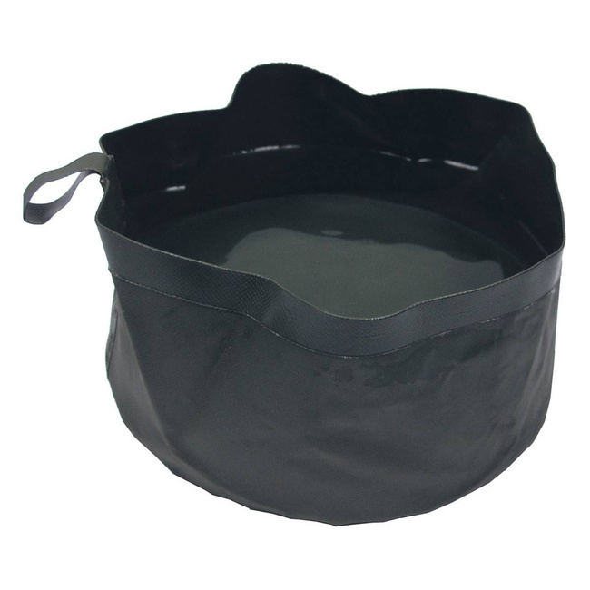 FOLDABLE WASHING CASE - DIAMETER 23 CM - OD GREEN - NETHERLANDS MILITARY SURPLUS - USED