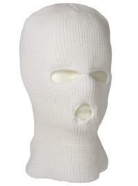 POLIAKRIL BALACLAVA - 3 LYUK - Mil-Tec® - FEHÉR