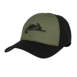 Baseball sapka logo - Pamut Ripstop - Fekete / Olíva zöld