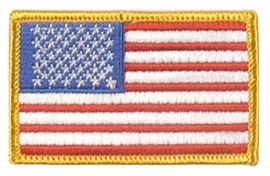PATCH UNITED STATES 50 x 80 MM