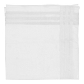 COTTON HANDKERCHIEF - DUTCH ARMY MILITARY SURPLUS - WHITE - USED