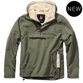 WINDBREAKER SHERPA - OLIVA - BRANDIT