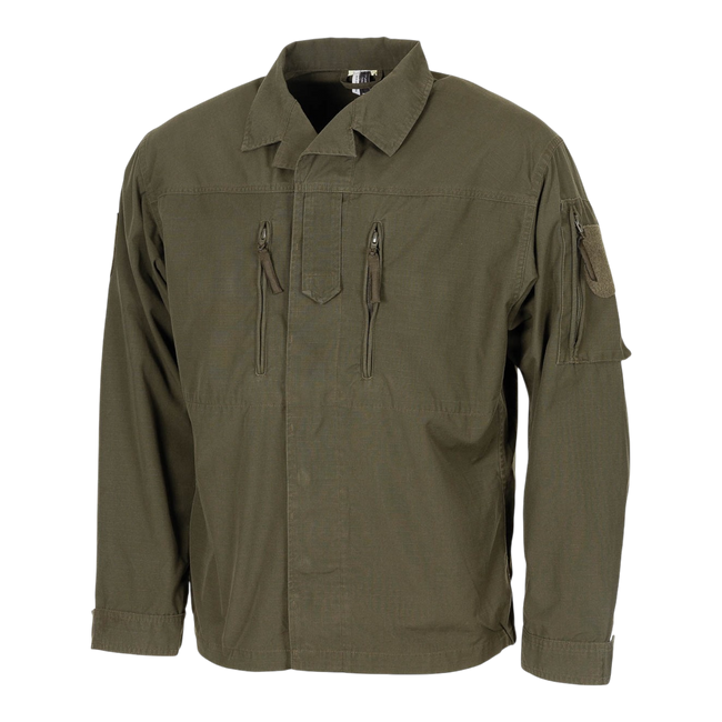 AUSTRIAN FIELD JACKET - RIP STOP - OD GREEN - MILITARY SURPLUS - USED