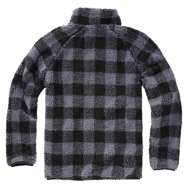 Teddyfleece Troyer Troyer pulóver - fekete/szürke - Brandit