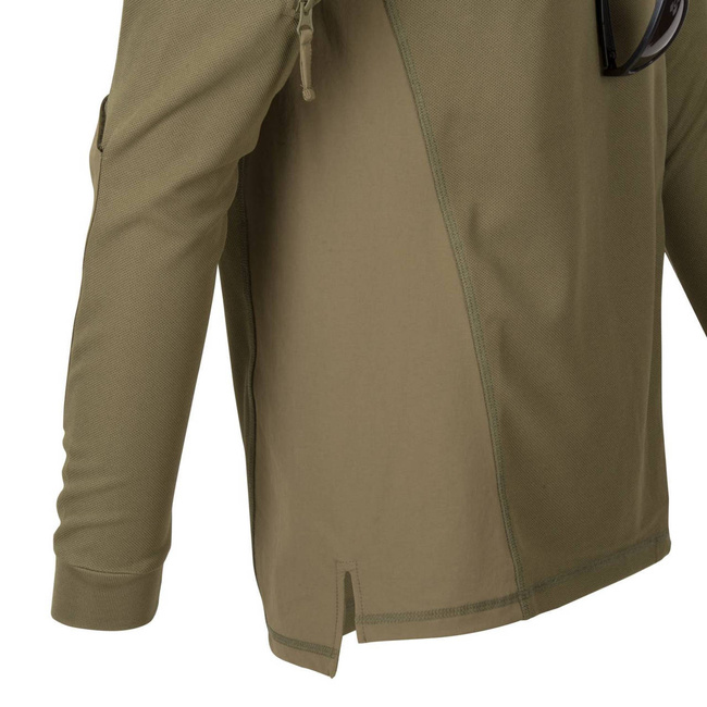 LONG SLEEVE POLO SHIRT - "RANGE®" - Helikon Tex® - COYOTE