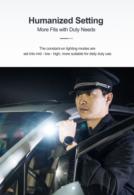 Nextorch P80 Powerful Tactical Flashlight - Black