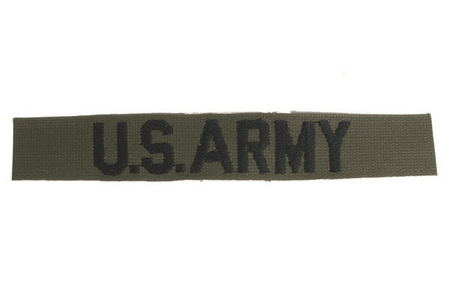 Us OD Textile Writing ′US Army′