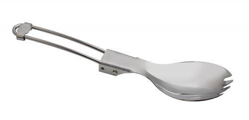 STAINLESS STEEL FOLDABLE SPORK - WITH NYLON CASE