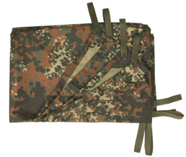 POLIÉSZTER PONYVA AKASZTÓHUROKKAL - 300 x 220 CM - Mil-Tec - FLECKTARN