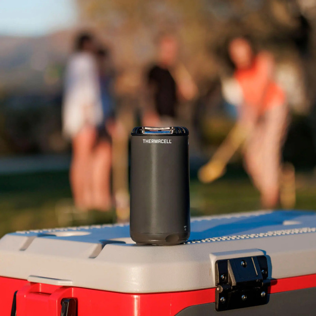 HORDOZHATÓ SZÚNYOGIRTÓ KÉSZÜLÉK - MRPSB HALO MINI PATIO SHIELD - FEKETE (GRAFIT) -THERMACELL