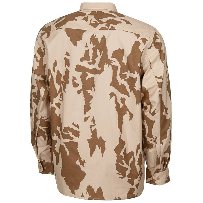 CZECH LONG SLEEVE SHIRT - M95 DESERT CAMO - MILITARY SURPLUS - LIKE NEW