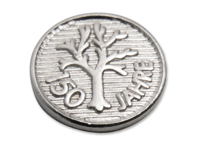 Embléma 9 mm nikkelezett 150 év - Böker