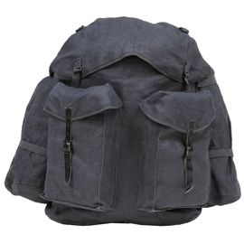 Italian backpack, blue/grey, with straps, used 55 cm x 35 cm x 25 cm
