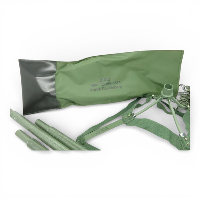 Álcaháló tartó felszerelés - Német Hadsereg katonai felesleg - OD zöld - Jó állapotban