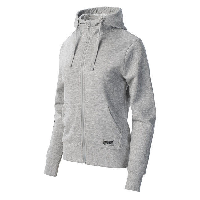 WOMEN`S SWEATSHIRT - MAGNUM LEPUS WO`S II - LIGHT GREY MELANGE/BLACK