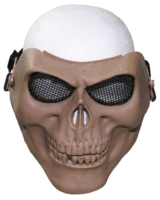 Face Mask, "skull",coyote, deco