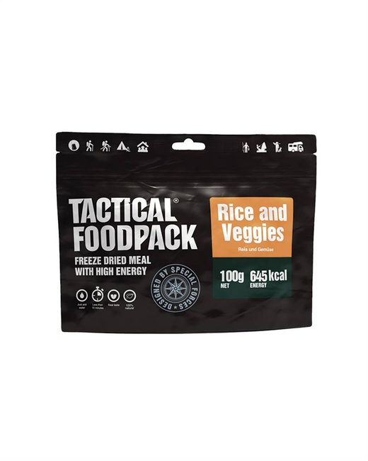 TACTICAL FOODPACK - RIZS ÉS VEGGIÁK  - MILTEC